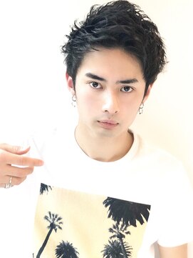 アグ ヘアー マーカ 鹿児島中央駅店(Agu hair marka) ワイルドアップバングショート