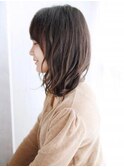 セミウエットのゆるミックスカール
