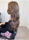 20代30代大人可愛い艶感ミルクティーベージュケアブリーチ