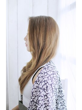 トレス プラス エヌ(TRESS+n) 20代30代40代　大人かきあげ無造作ロング【堅田】