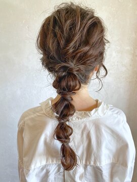 ベルビアンカ(Belle BIANCA) Belle BIANCA 花嫁アレンジ/ぽこぽこ編みおろし by Orie