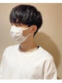 マッシュショート×前髪縮毛矯正