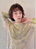 ショートボブ/マッシュパーマ/内巻きワンカール/パーマヘア