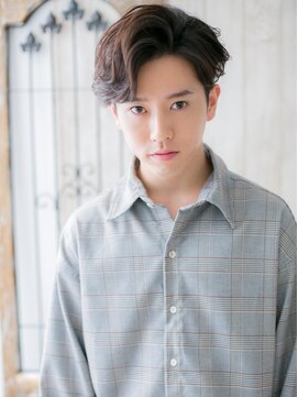 モッズヘアメン 札幌月寒店(mod's hair men) ≪mod's men≫コンマバングかき上げツーブロックマッシュc