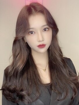 ハンナヘア(hanna hair) 韓国センター分けスタイル