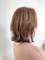 ユウヘアー 千代田橋店(U Hair)&nbsp;くびれミディアム×繊細ハイライト
