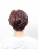 ショートボブ#ブリーチなし#ショートカット#ダメージレスカラー
