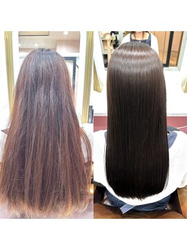 ザトエル 栄(THE TOEL) 広がりやすい髪に髪質改善ストレート