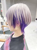 デイズ(days)&nbsp;ホワイトブロンド　ホワイトベージュ　紫　パープルカラー