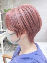 ★くびれショート小顔愛されピンクブラウン★30代40代50代60代