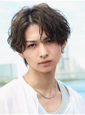 色気　波巻スパイラル　センターパート