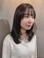 顔まわりレイヤーで簡単スタイリング