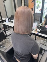 パヌポン 原宿表参道(PANUPON) ケアブリーチハイライトバレイヤージュピンクベージュ