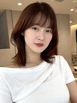 ジーナ 流山おおたかの森(Zina)&nbsp;髪質改善＊暗めカラーチェリーブラウン＊美髪【Zinaおおたか】