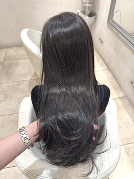 ザックラフィネ(ZACC raffine) グレージュ/ブリーチなしカラー/透明感カラー