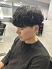 メンズカット+シャドウパーマ￥11000
