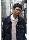 クロップスタイル　くせ毛ショート　ナチュラルクロップ