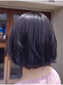 透明感カラー×ボブ