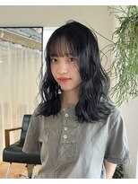 トレンチ(TRENCH)&nbsp;重めセミロング×暗髪　　　　　TRENCH