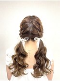 推し活やイベントに♪/ゆるふあ/ヘアメ/韓国ヘア/ツインアレンジ