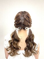 ヒュミ(hymy) 推し活やイベントに♪/ゆるふあ/ヘアメ/韓国ヘア/ツインアレンジ