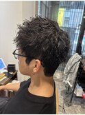 スパイキー メンズパーマ ツイスパ 波巻き シャドウパーマ