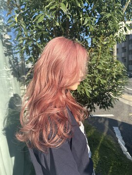 アルベロ(albero) ブリーチありピンクカラー