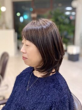 トライスター(TriStar) レイヤーボブ/チャコールグレー
