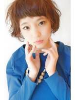 ブーケ(BOUQUET)&nbsp;大人かわいい・エアリーショート・ジグザグバング・＜