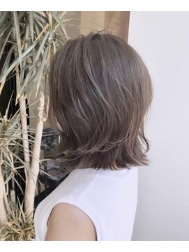 モアナ バイ ヘッドライト 上田店(Moana by HEADLIGHT) Moana【上田】#アッシュベージュ#外はねボブ#結べるボブ
