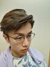 学割U24 平日17時まで贅沢コース(カットシャンプーお顔剃り)¥5000→¥3900