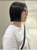 艶髪切りっぱなしボブ