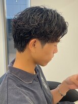 エルマーク 本山(L-MARK)&nbsp;ツイストスパイラルパーマ/メンズ/眉毛/短髪/フェザーパーマ