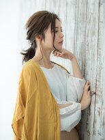 ティファ 栄(Tiffa)&nbsp;後れ毛、透け感たっぷりふんわりアレンジ