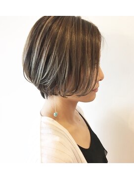 ノット 成田公津の杜(Knot) ハンサムショート×外国人風ハイライト