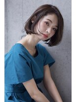 アトリエ フェム(atelier.fem)&nbsp;大人リラクシーなボブスタイル×モーブ