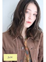 ラレイ(Lalei)&nbsp;【表参道/青山】シアーグレーゆるウェーブミディ【ささき】