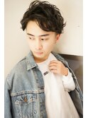 横浜★かき上げヘアくせ毛風パーマ