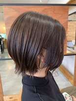 アドラーブル 松崎店(adorable) 20代30代★大人耳掛け☆無造作×切りっぱなしボブ