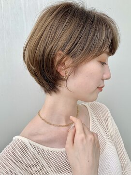 トリコ ショップアンドヘアサロン(tricot shop hair salon) 絶壁解消ショートボブ20代30代40代