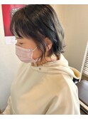 ミニボブ×インナーカラー