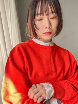 サロン シー(salon sea) salon sea　大野インナーカラーボブ、2パターン