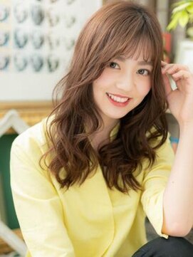 カバーヘア ブリス 志木南口駅前店(COVER HAIR bliss) 愛されフェミニン♪外国人風センターパートa志木20代30代40代