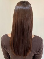 ケアリー 成増(Carelly) 大人かわいい前髪セシルカットココアブラウンフリンジウェーブ