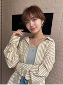 【竹之内蔵人】モテ髪内巻きボブ大人似合わせ丸みショートボブ