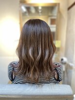 ヘアリゾート粋 ウナム 新宿東口店(enam) ベージュアッシュ/イヤリング/透明感/イルミナ/可愛い/オシャレ