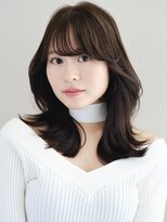 ミンクス渋谷スマートサロン(MINX shibuya smart salon)&nbsp;エアリーロング 美髪 ピンクブラウン 切りっぱなしボブ