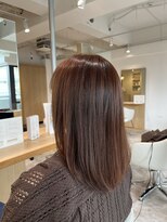 ソイクフ 四条大宮店(SOY-KUFU)&nbsp;大人可愛い◎20代30代40代シアーカラーピンクブラウンセミディ