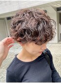 ショートパーマ/くるくるパーマ/スパイラルパーマ/パーマ