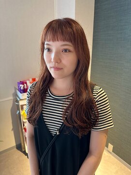 アム(amu) オン眉バング/オレンジベージュ/オレンジブラウン